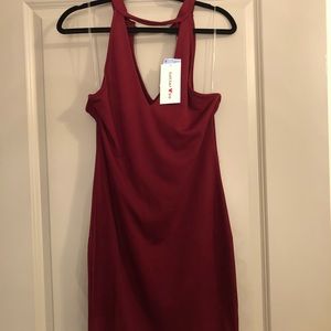 Burgundy Dress